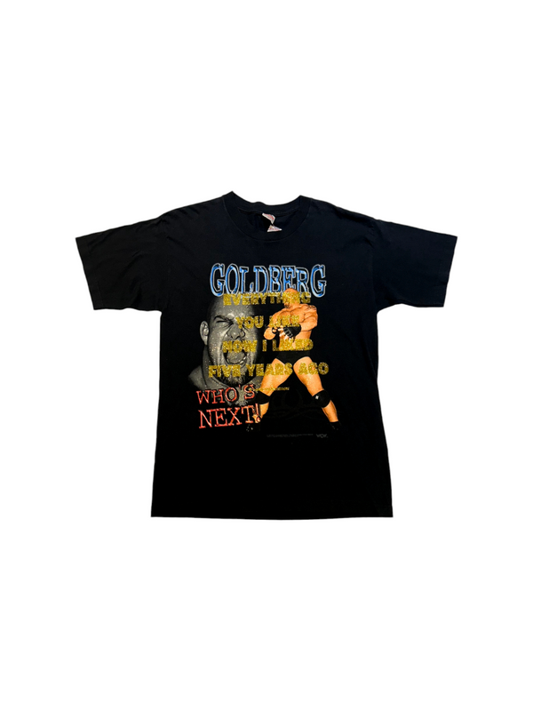 1-800 Vintage Now Goldberg Who's Next Wrestling Tee