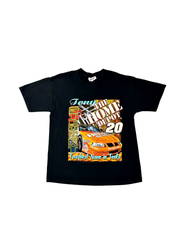 Vintage NASCAR Tony Stewart Home Depot Tee Size L