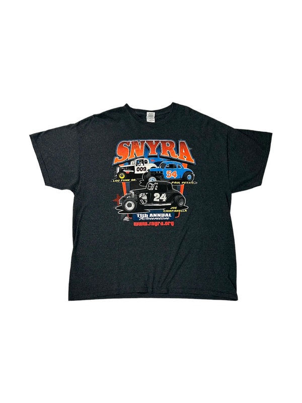 Vintage Men's SNYRA Black Tee Size 2XL