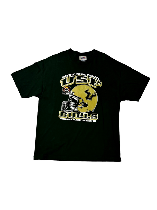 Vintage Brut Sun Bowl USF Bulls Men's Tee Size XL