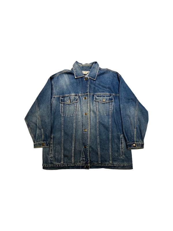 1-800 Vintage Now Denim Jacket Size L