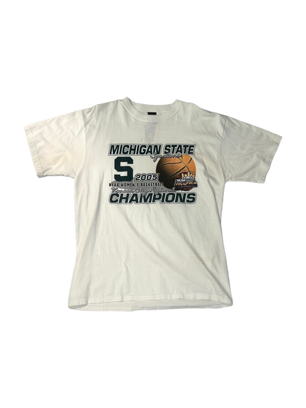 Michigan State NCAA Women's Basketball Champions Tee Size XL