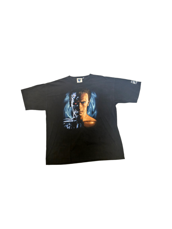 Vintage Terminator 2 Black Tee Size XL