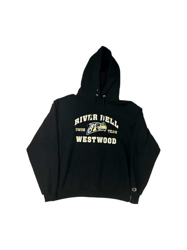 River Dell Westwood Swim Team Men's Hoodie Size L