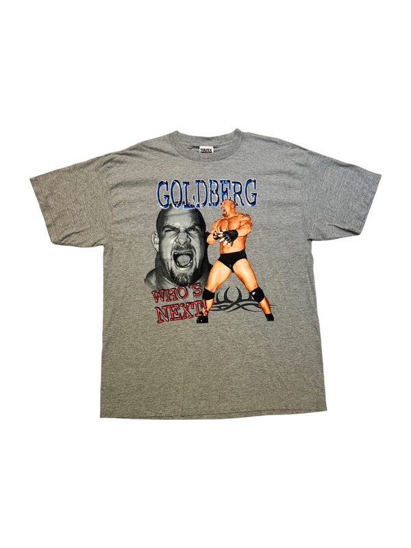 Vintage Goldberg Wrestling Who's Next Graphic Tee Size XL