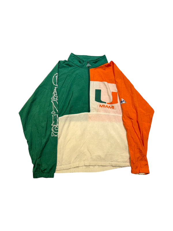 Vintage Apex Miami Hurricanes Jacket Size L