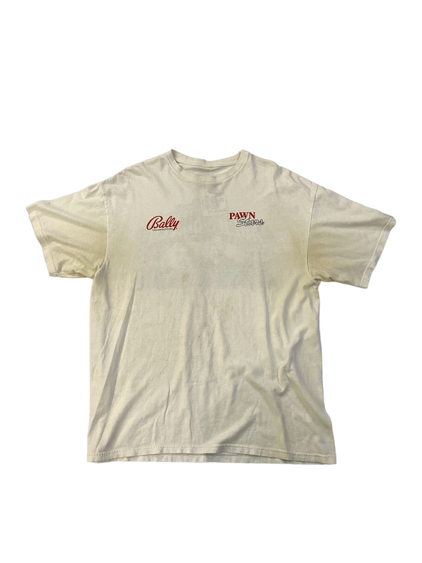 Pawn Stars Bally Technologies White Tee Size XL