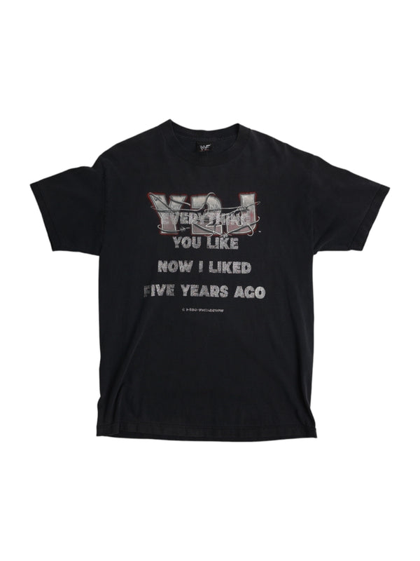 1-800 Vintage Now Y2J Men's Black Tee