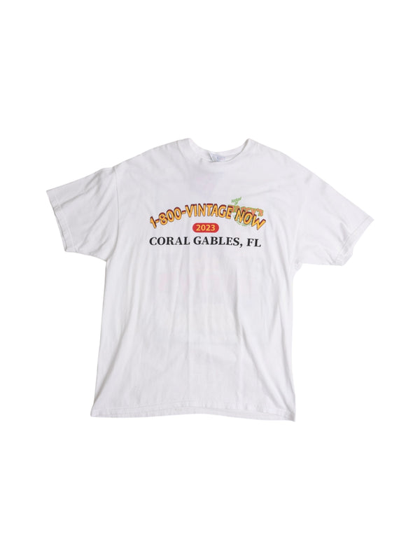 1-800 Vintage Now Men's Graphics White Tee