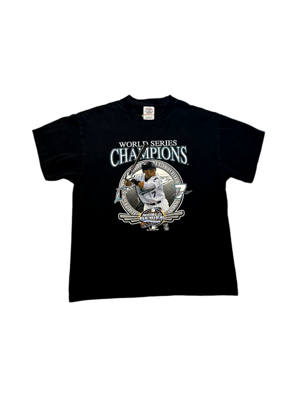 Vintage World Series Champions Florida Black Tee Size S