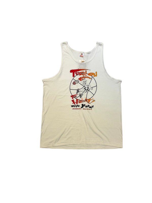 Vintage Turn On The Heat With Jeremy White Tank Top Size XL