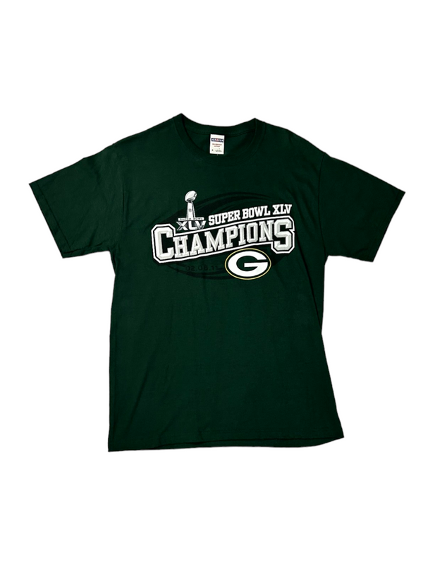 Green Bay Packers Super Bowl Champs Men's Tee Size M