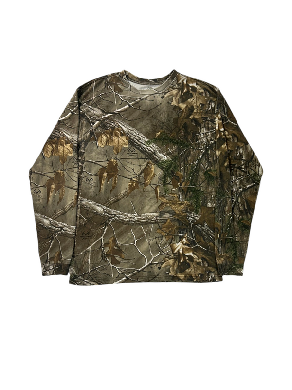 Vintage Realtree Camouflage Long Sleeve Hunting Size M