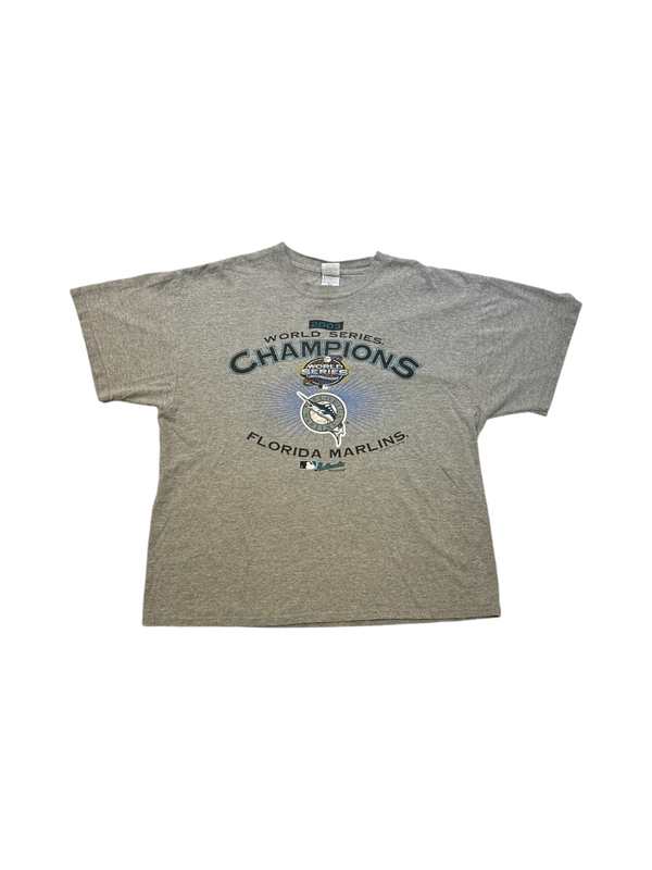 Vintage 2003 Florida Marlins World Series Champions Tee Size XL