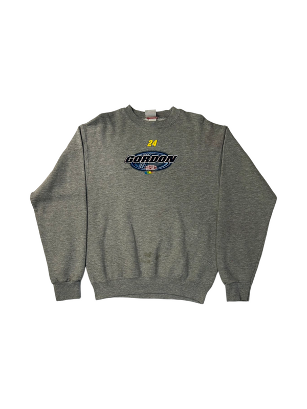 Vintage Jeff Gordon Grey Sweatshirt Size M