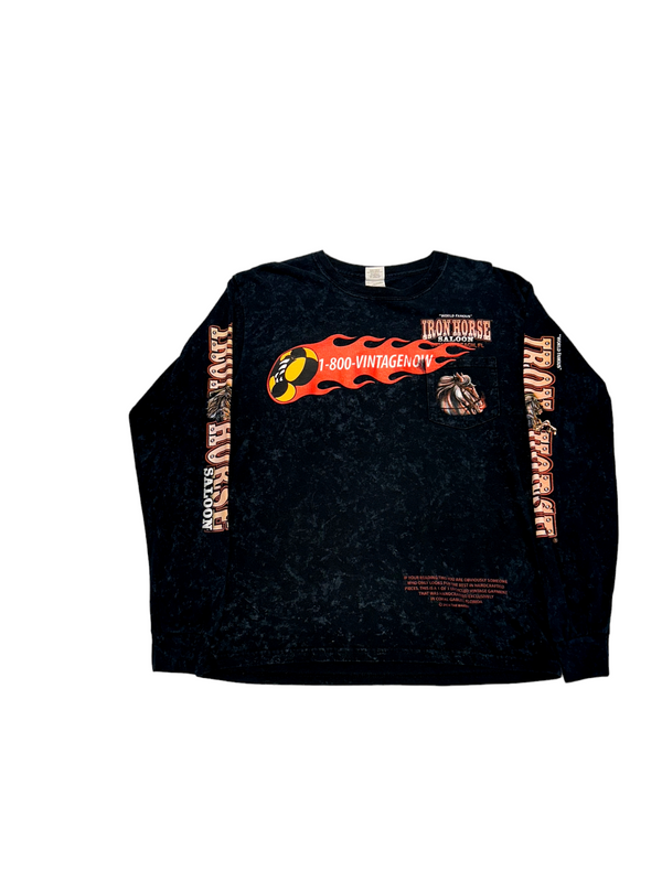 Crazy Taxi 1-800 Black Long Sleeve Size M