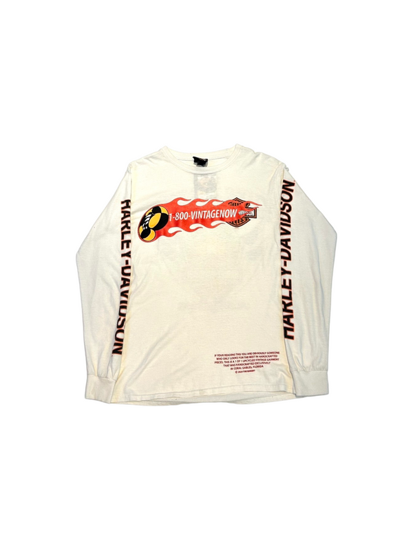 Girls Crazy Taxi 1-800 Long Sleeve White Size S