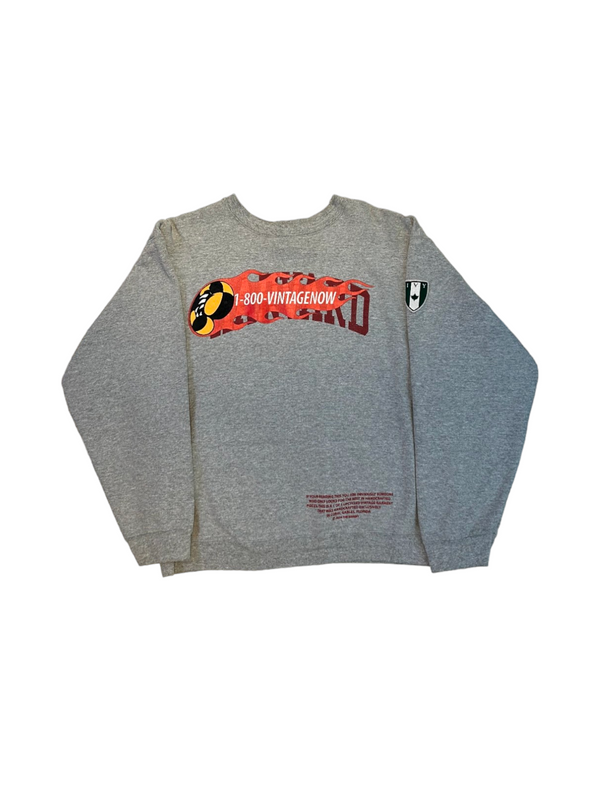 1-800 Vintage Now Men's Grey Harvard Sweatshirt Size L