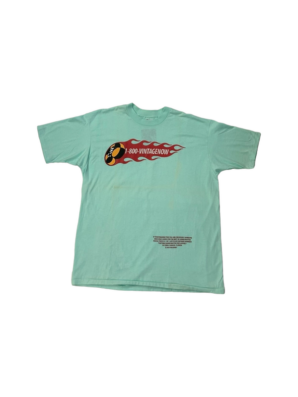 1-800 Vintage Now Teal Men's Tee Size XL