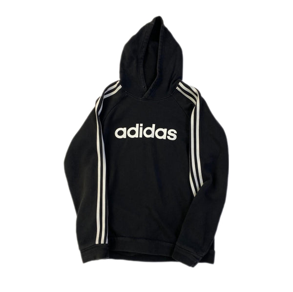 Vintage Adidas Black Hoodie Size L