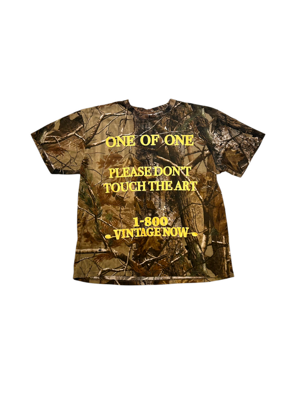 1-800 Vintage Now RealTree Long Sleeve Camo Tee Size L