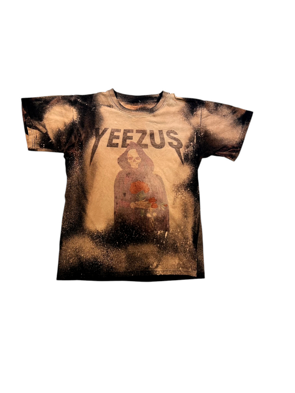 Vintage Yeezus Tour Bleached Men's Tee Size M