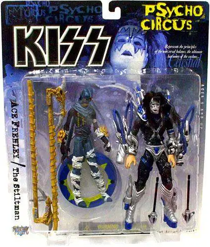 Vintage 1998 Kiss Psycho Circus Collection "The Celestial" Action Figure Set