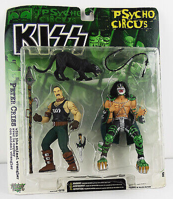 Vintage 1998 Kiss Psycho Circus Collection "King of Beasts" Action Figure Set