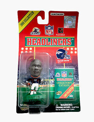 Vintage 1998 NFL Headliners Terrell Davis