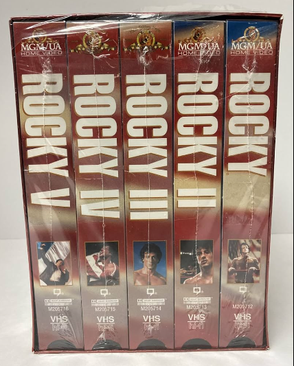 Rocky Complete Set on VHS