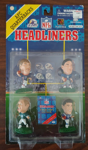 1996 Headliners NFL Quarterbacks 4 Pack