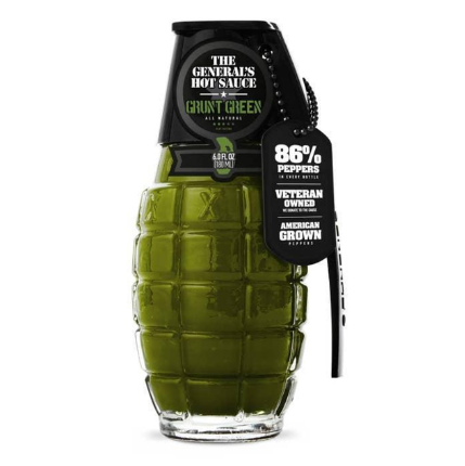 Generals Hot Sauce Grunt Green