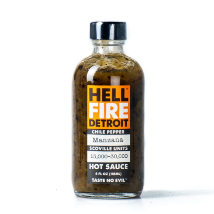 Hell Fire Detroit Manzana Hot Sauce