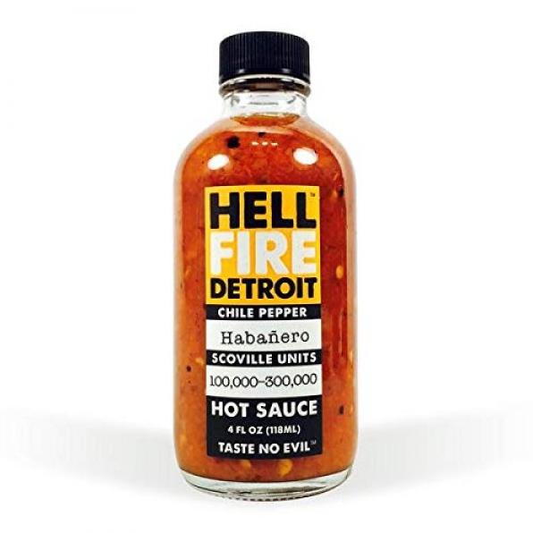 Hell Fire Detroit Habanero Sauce *hot ones*