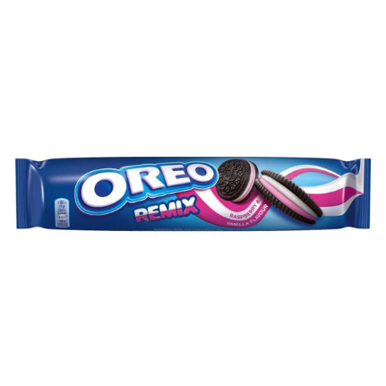 Oreo Remix Raspberry and Vanilla Flavor (Czech Republic)