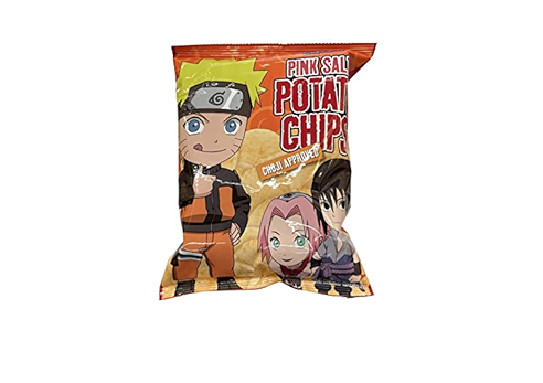 Naruto Pink Salt Potato Chips