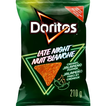 Doritos Late Night Creamy Jalapeno Popper (Canada)