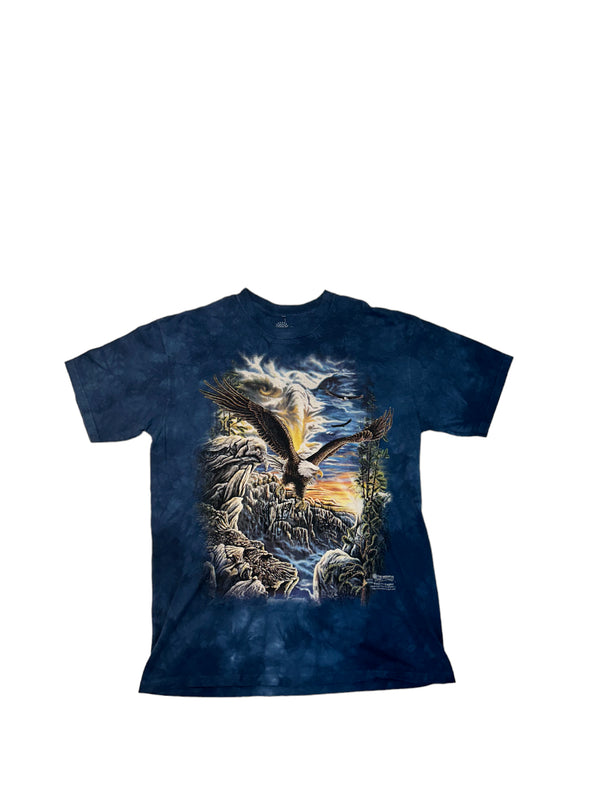 The Mountain Look And Find Eagles Dark Blue Tee Size L