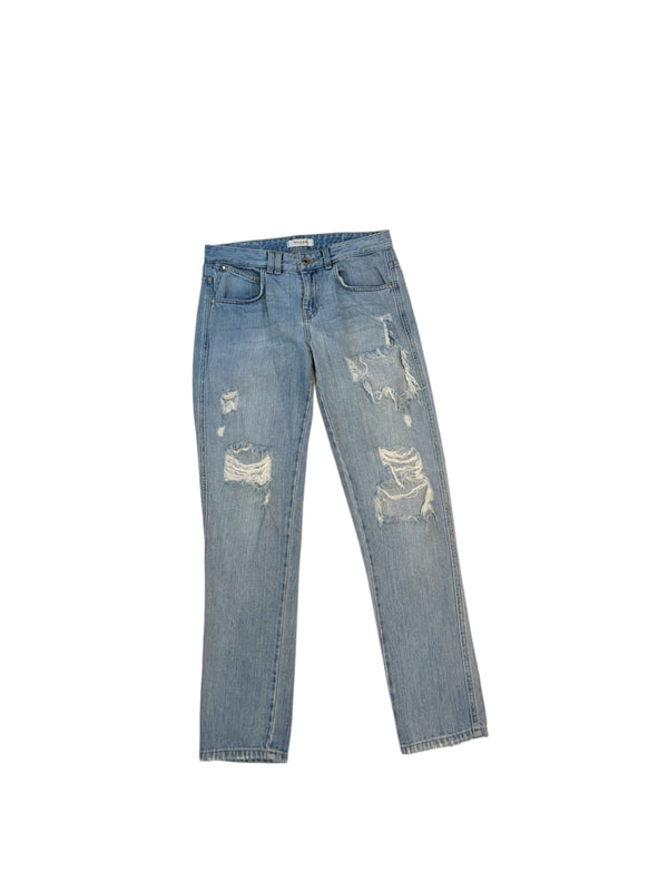 1-800 Rework Guess Light Blue Distressed Jeans W 26